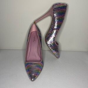 PASTEL SEQUIN HEELS ✨✨✨